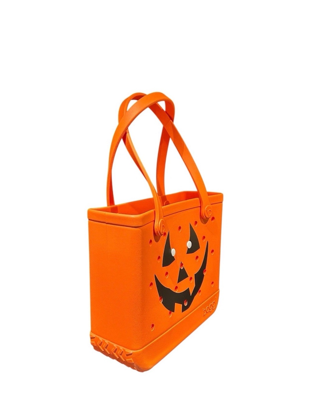BOGG BAG Orange Pumpkin Face Tote - Picture 2 of 6